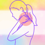 マッサージ後に揉み返しのような違和感を感じて悩んでいる人のイメージ